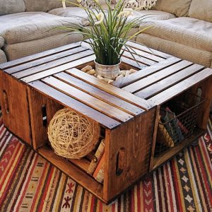 WOODAKH – Crate Center Table | Coffee Table | Solid Wood Table