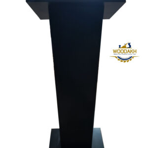 Modern New Design Lecture Stand | Black Laminated podium