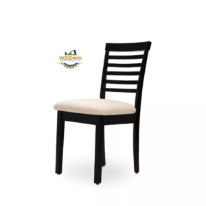 Woodakh – Dining Chair – Sold wood  Black color dining chair