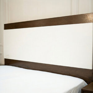WOODAKH Premium Solid Oak & Oak Veneer King Bed Set with 2 Side Tables